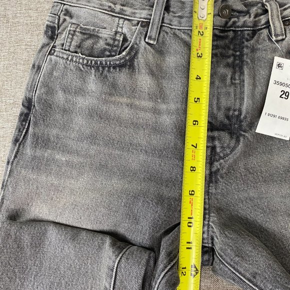 Levi's Made Crafted Twig High Rise Slim Denim Jeans Women's 29 Gray NWT - Picture 13 of 16